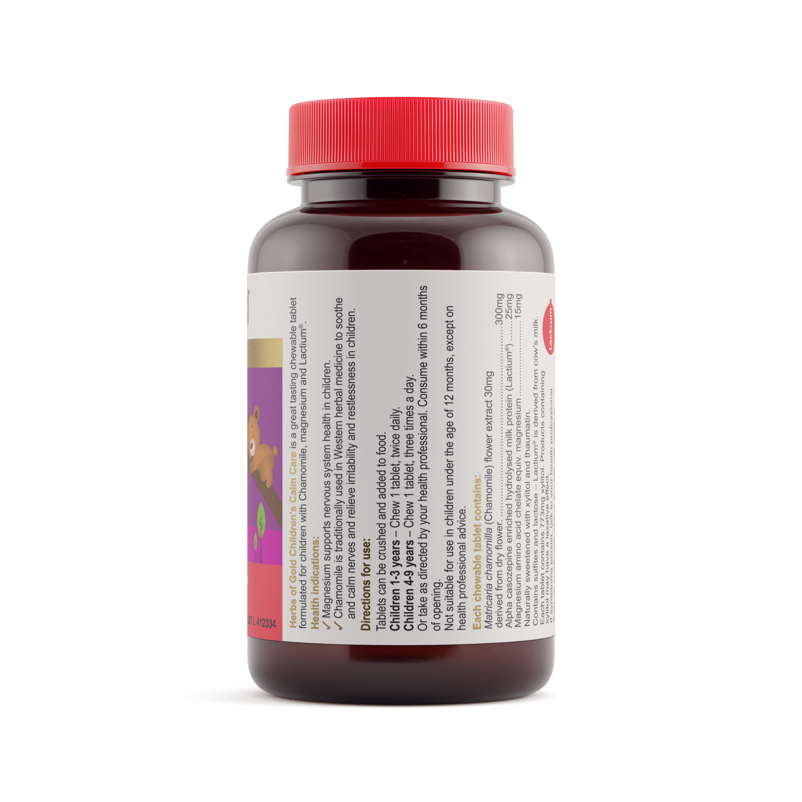 Herbs of Gold Children's Calm Care - 60 tablets