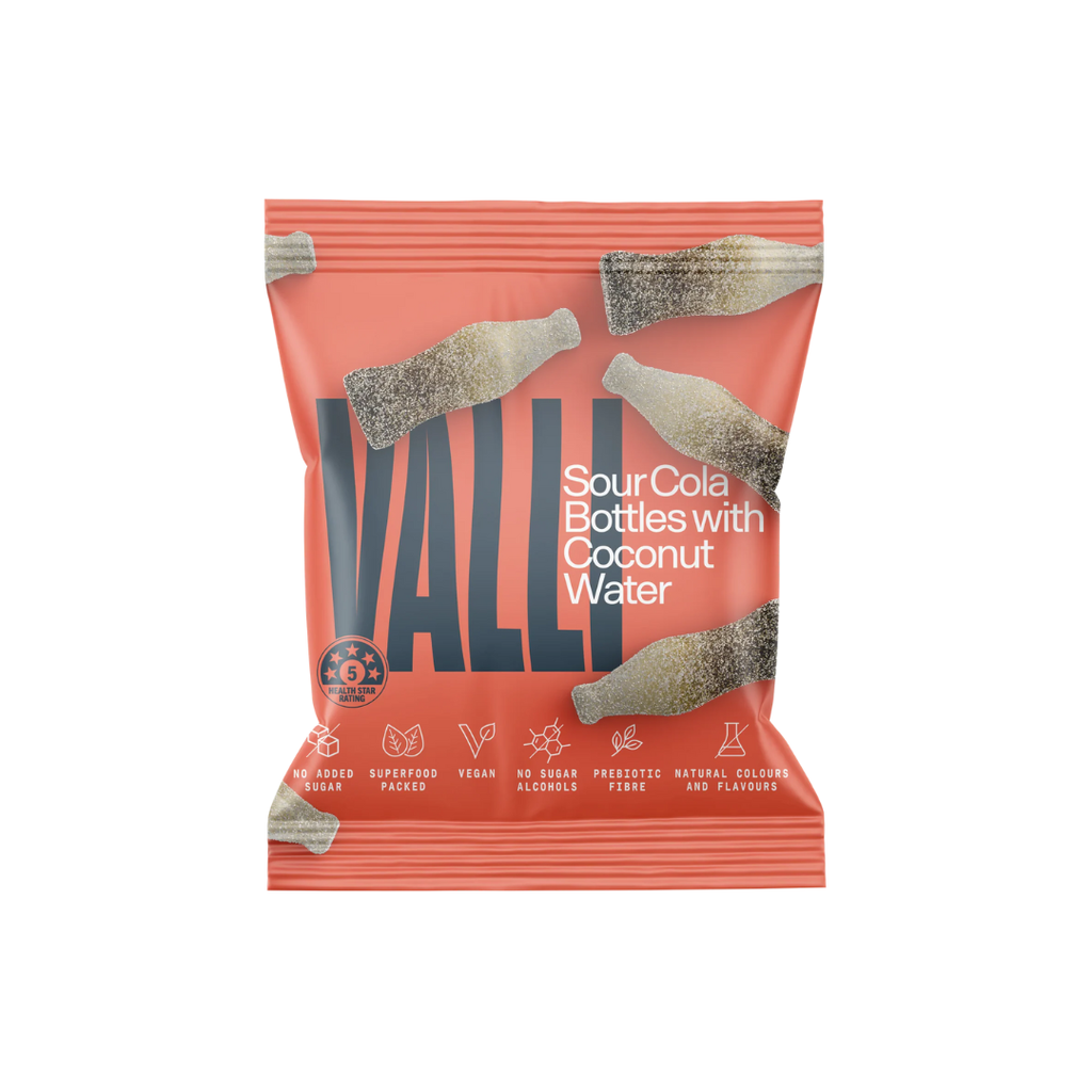 Valli Snacks Sour Cola Bottles with Coconut Water | 50g