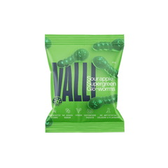 Valli Snacks Sour Apple Super Green Glo-Worms | 50g