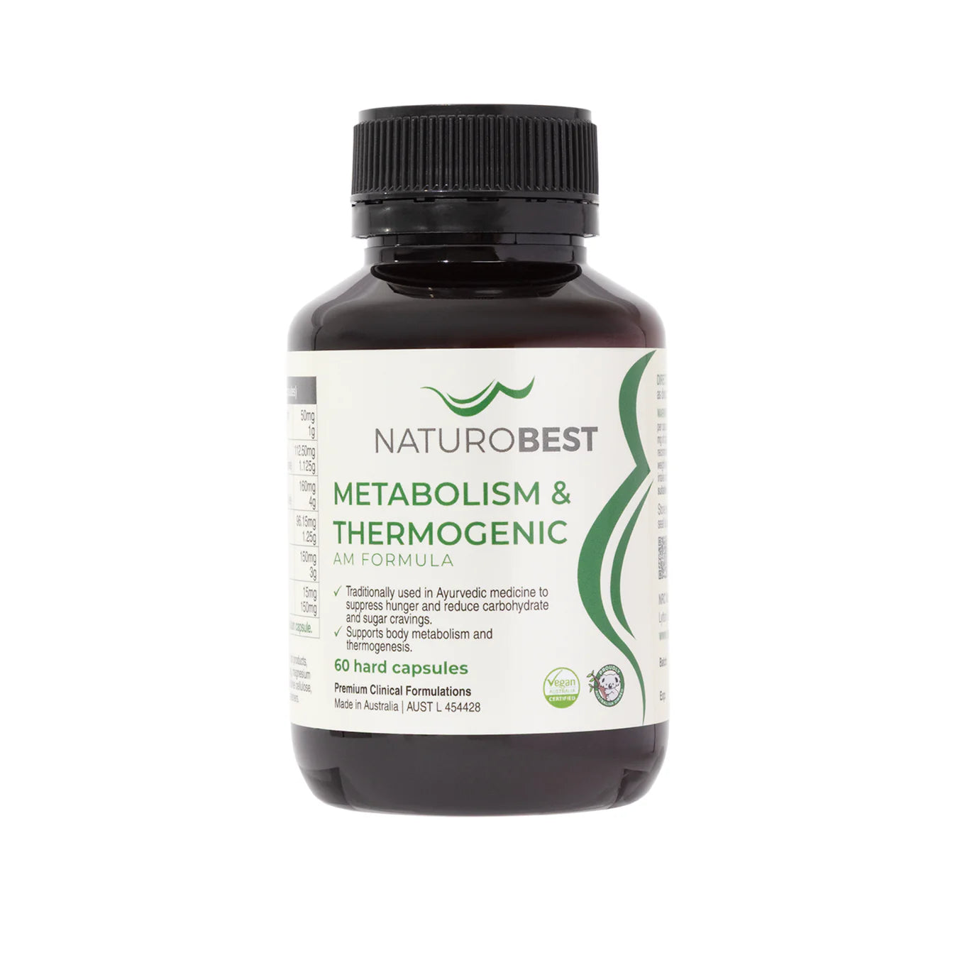Naturobest Metabolism & Thermogenic AM Formula 60C