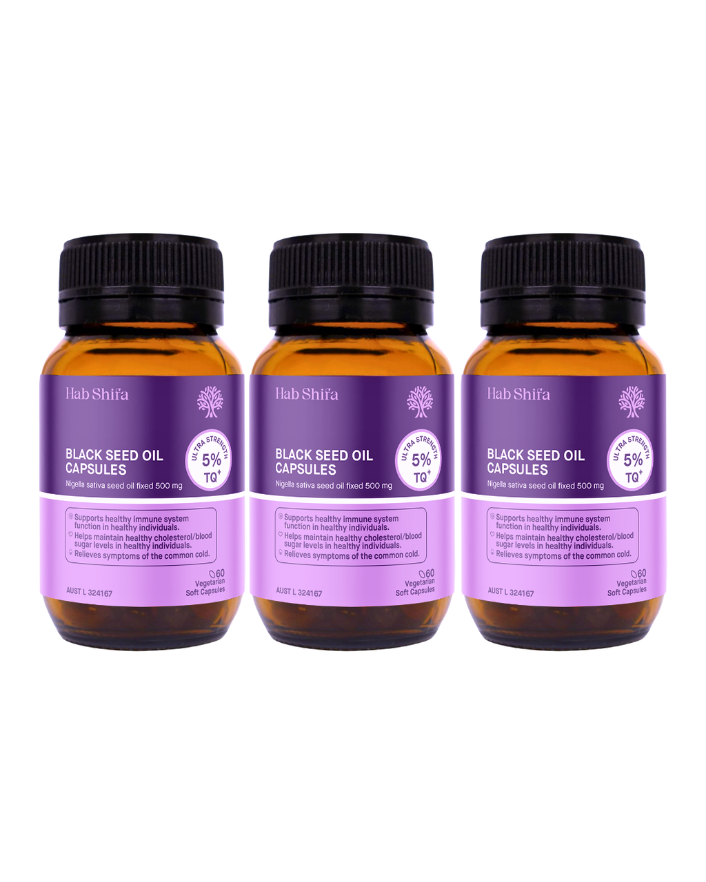 Hab Shifa TQ+ Ultra Strength Black Seed Oil 60c