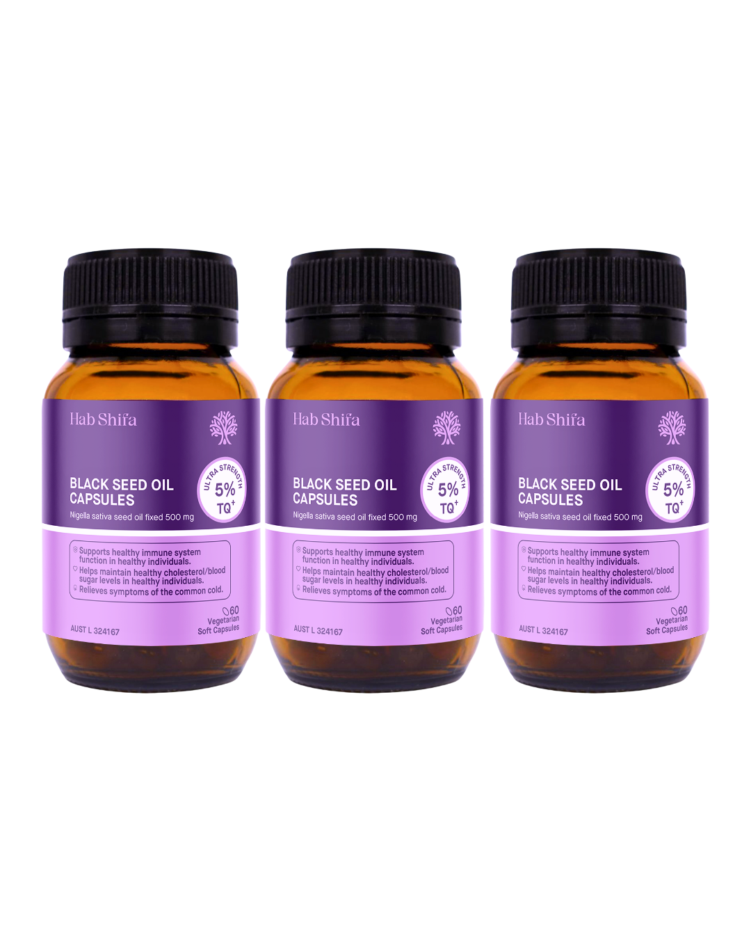 Hab Shifa TQ+ Ultra Strength Black Seed Oil 60c