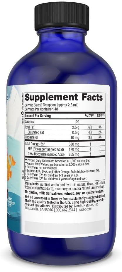 Nordic Naturals Children's DHA liquid - 119 mL Strawberry