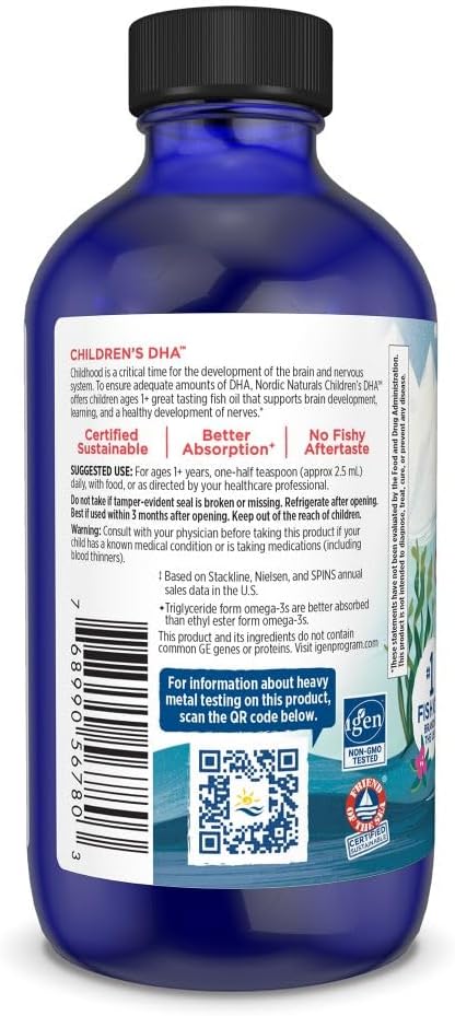Nordic Naturals Children's DHA liquid - 119 mL Strawberry
