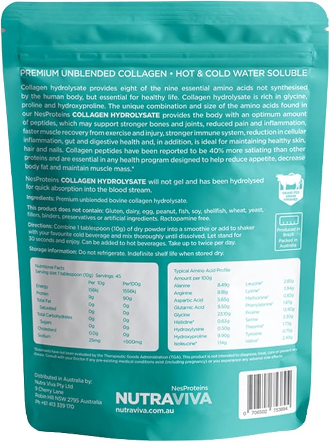 Nutraviva Collagen Hydrolysate (Beef) Halal 450g