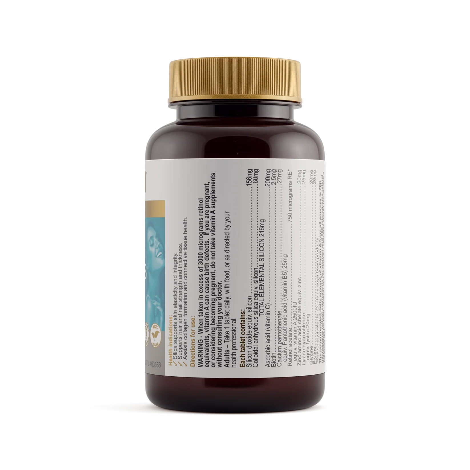 Herbs of Gold Silica Hair Skin & Nails 30 tablets