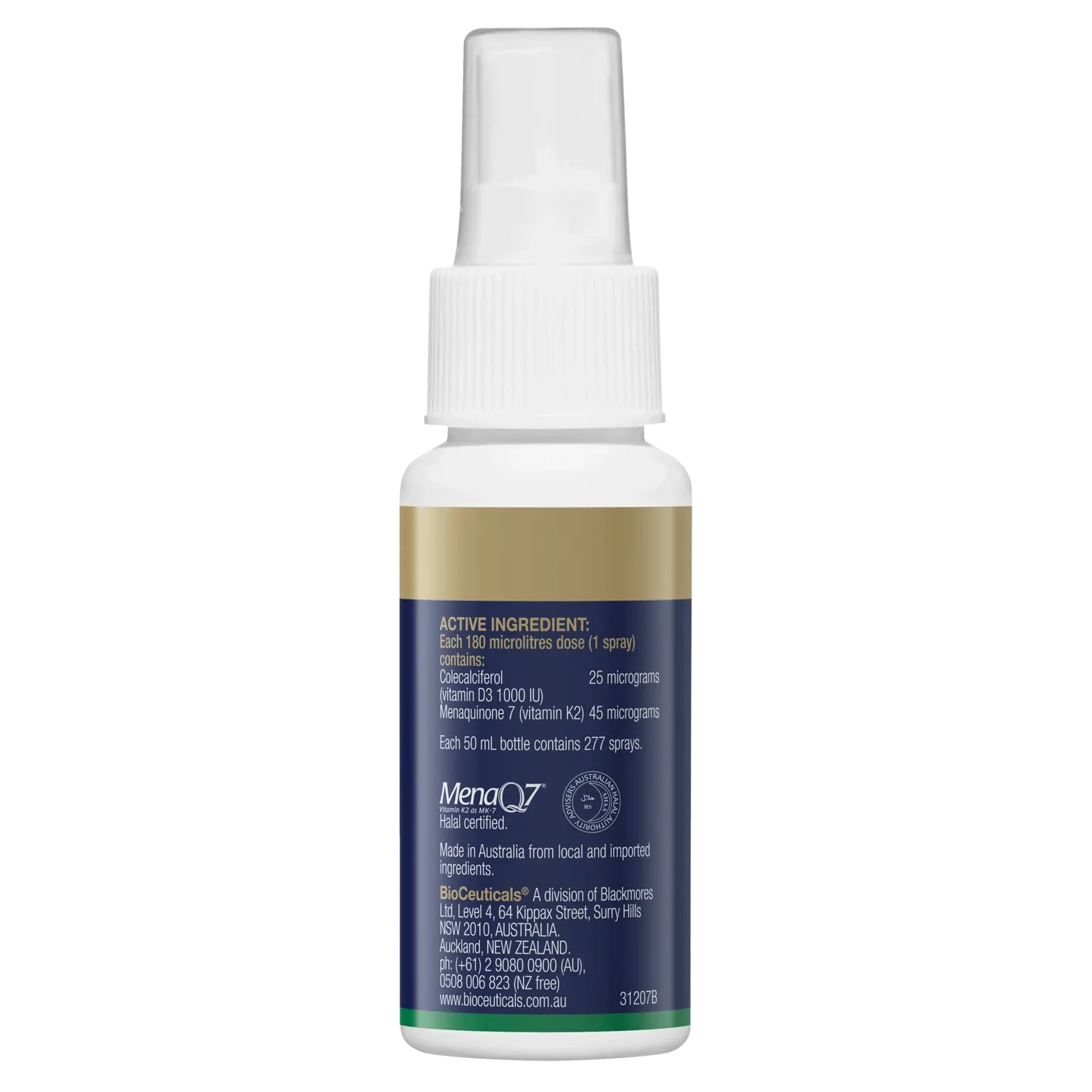 BioCeuticals D3 + K2 Spray 50 mL