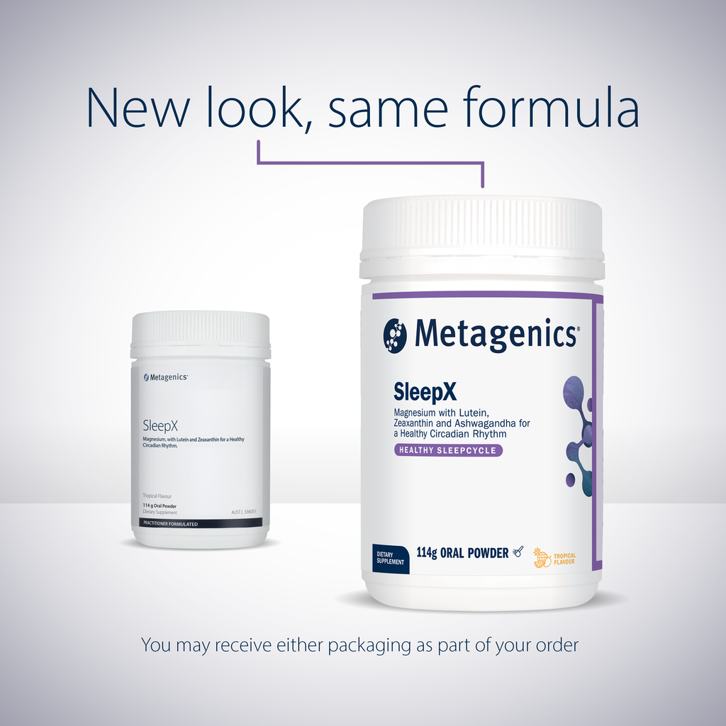 Metagenics, SleepX - 114 g Tropical