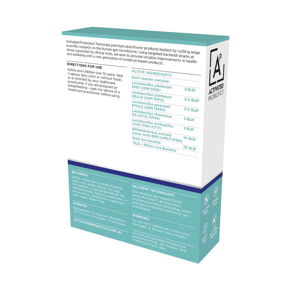 Activated Probiotics Biome Advanced Probiotic - 30 Capsules