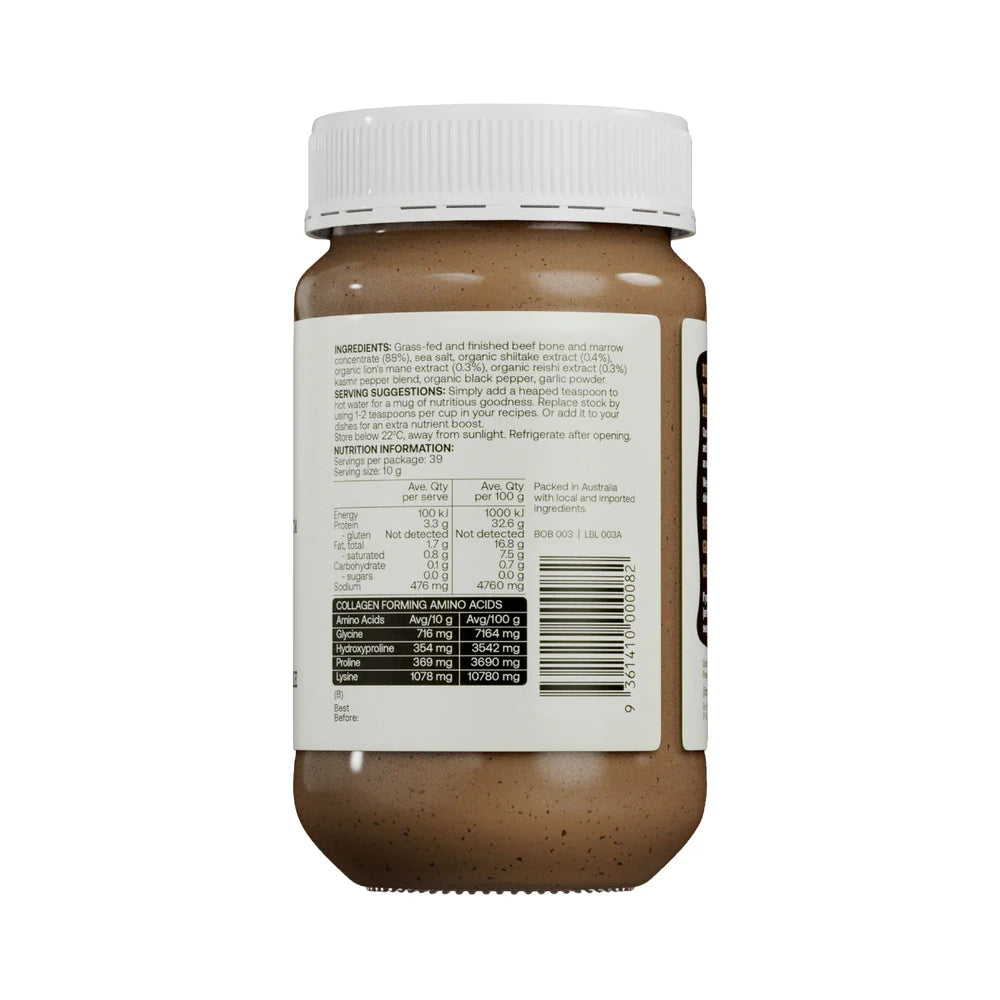 Best of the Bone Beef Concentrate Healing Mushrooms 390g