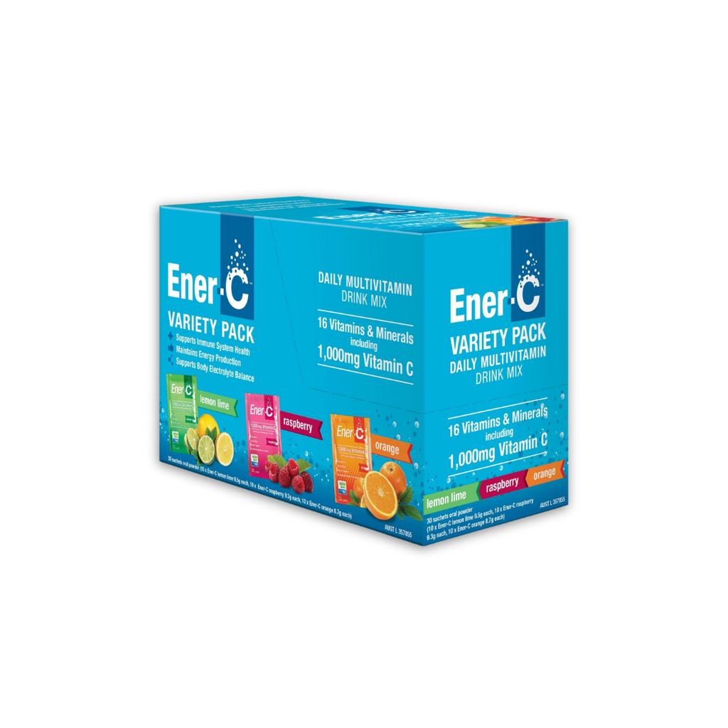 Ener-C Variety Pack Multivitamin Drink Mix 30 Sachets
