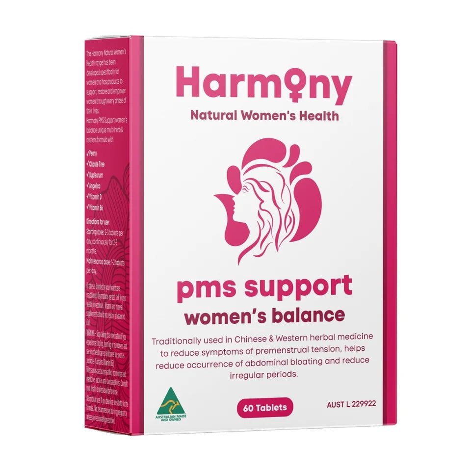 Martin & Pleasance Harmony PMS Support 60 Tablets - Side View