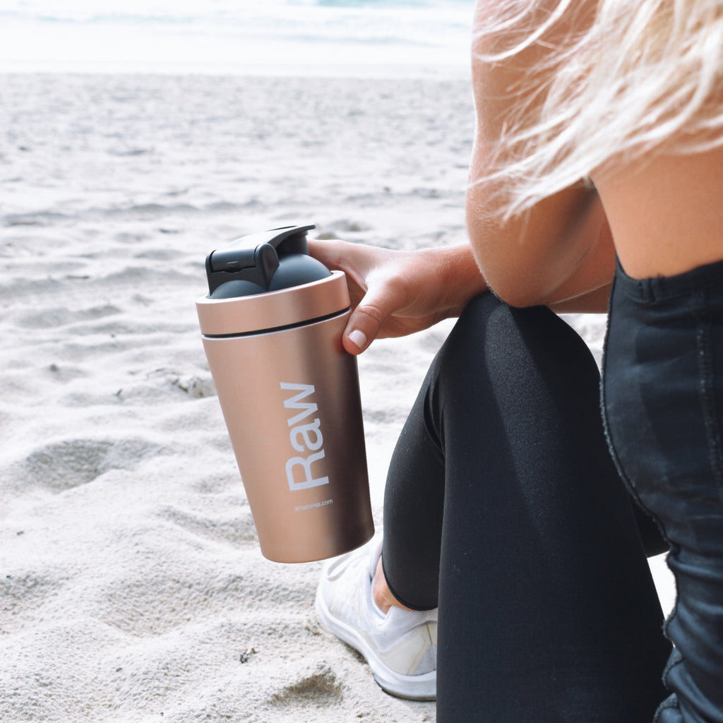 Amazonia Raw Stainless Steel Shaker Rose Gold 500ml