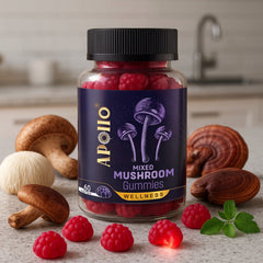 Apollo Mixed Mushroom Gummies 60 p/jar