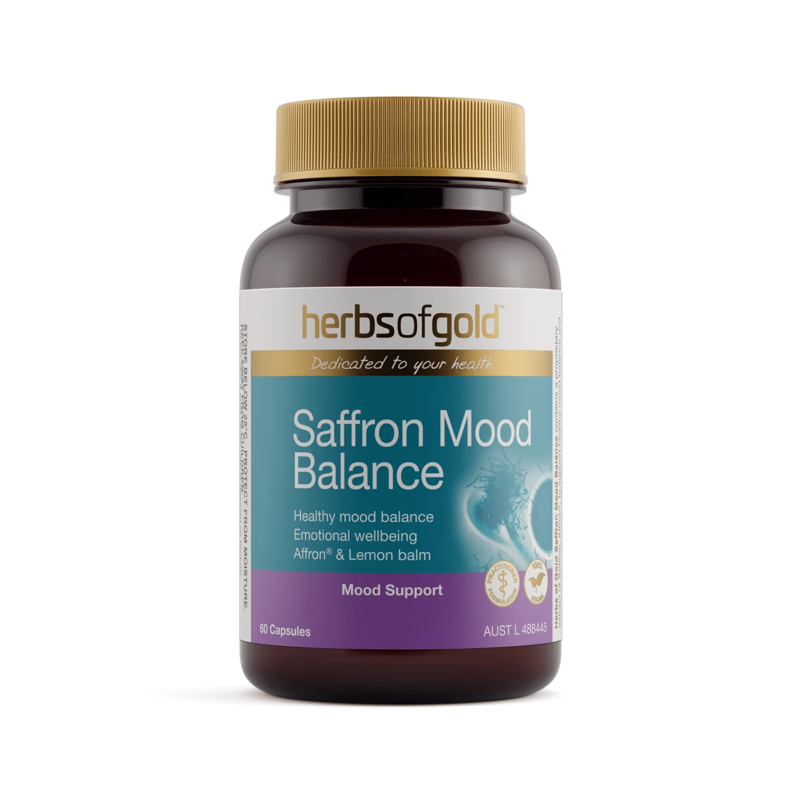 Herbs of Gold Saffron Mood Balance 60c