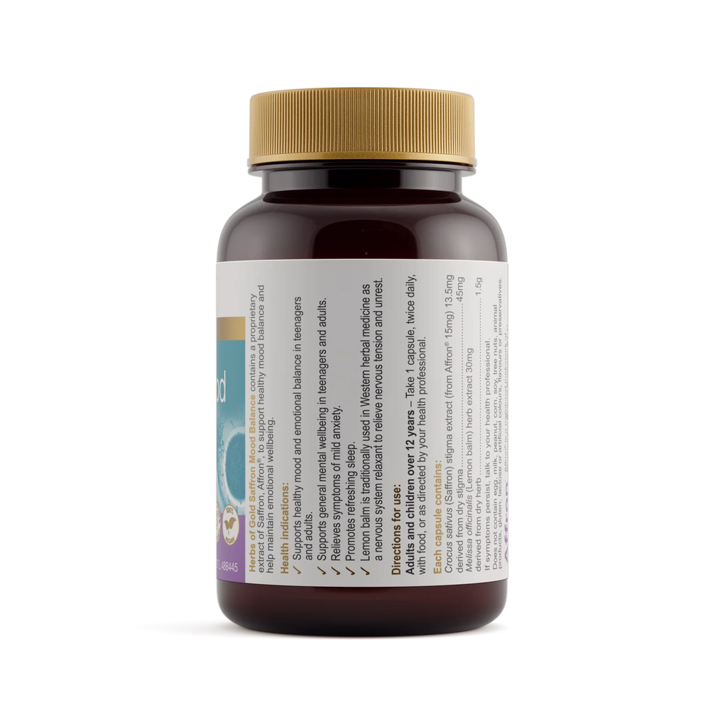 Herbs of Gold Saffron Mood Balance 60c