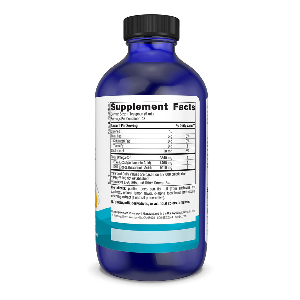 Nordic Naturals Ultimate Omega Liquid - 119 mL Lemon