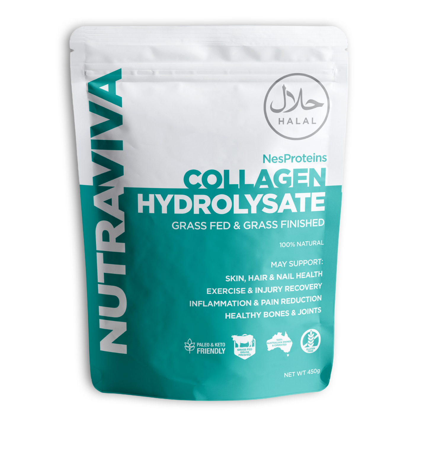 Nutraviva Collagen Hydrolysate (Beef) Halal 450g