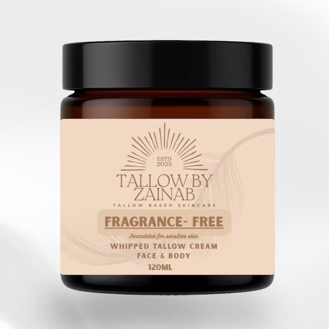 Tallow By Zainab Fragrance Free Whipped Tallow Cream - 50ml