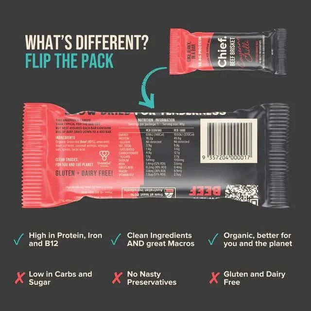 Chief. Beef Brisket Bar - Cayenne Chilli 40g