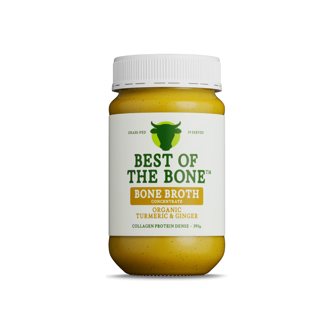 Best Of The Bone Broth Concentrate Organic Turmeric Ginger & Pepper 390g