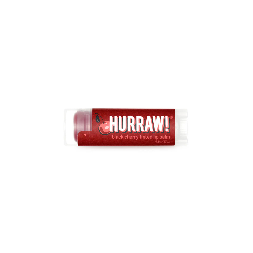 Hurraw Black Cherry Tinted Lip Balm