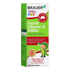 Brauer Baby & Kids Liquid Vitamin D 400IU - 10 mL