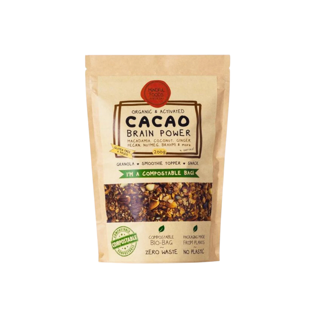 Mindful Foods Cacao Brain Power - Organic & Activated SML (200g)