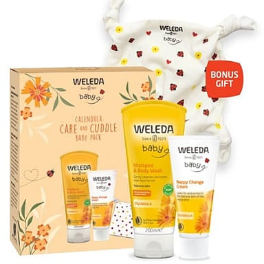 Weleda Baby Calendula Care and Cuddle Baby Pack