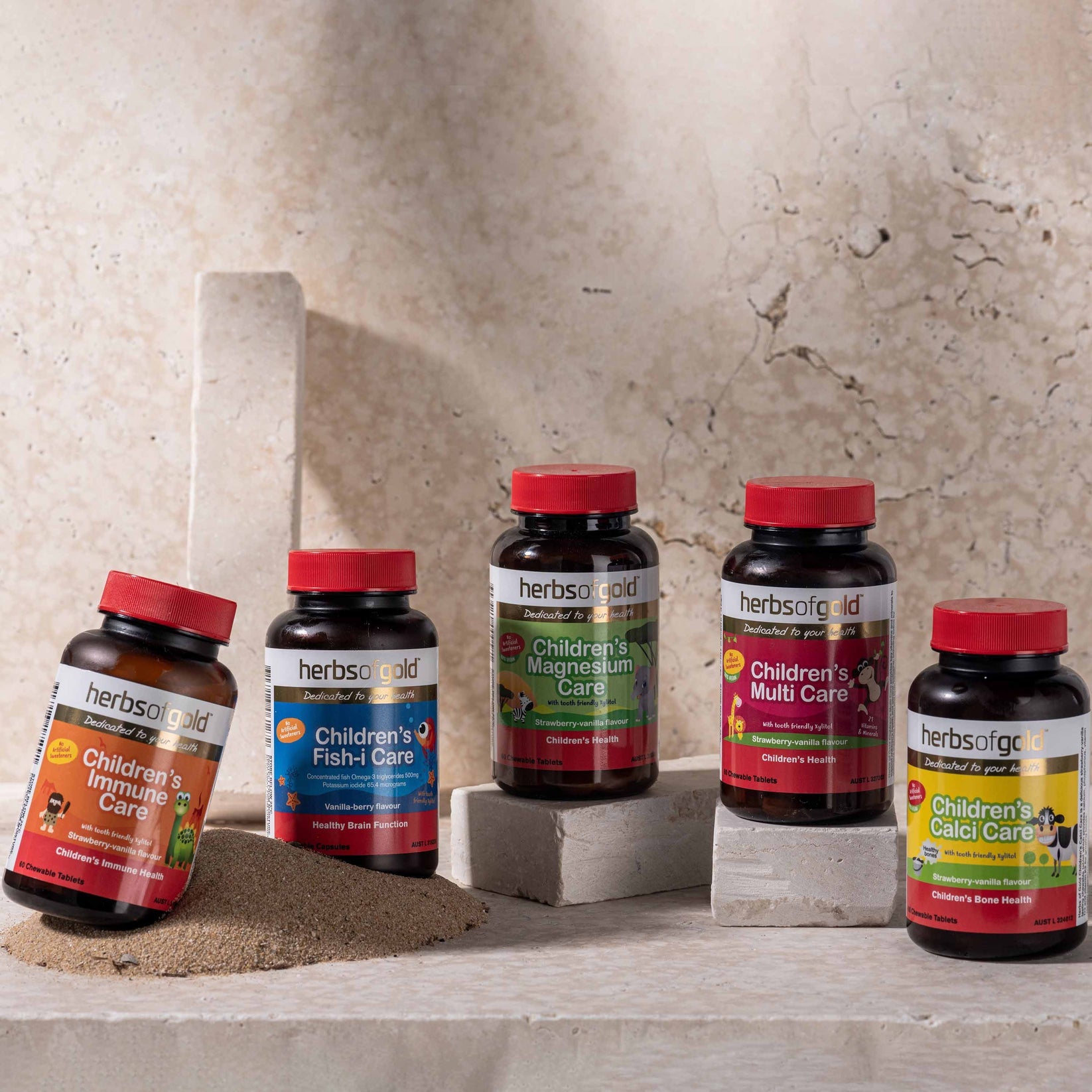 Herbs of Gold Children's Multi Care - 60 tablets