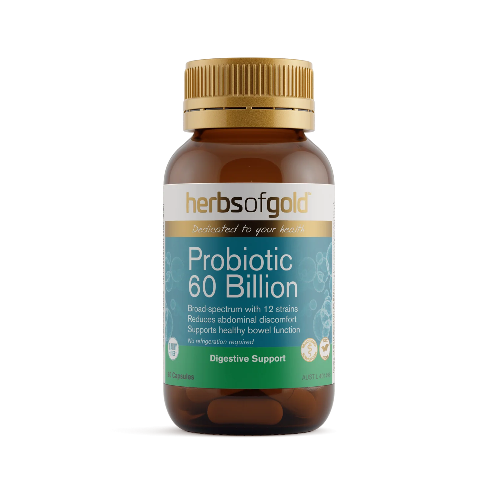 Herbs of Gold Probiotic 60 Billion 30c