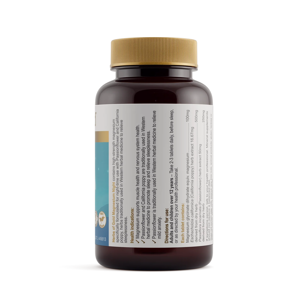 Herbs of Gold Magnesium Night Tablets