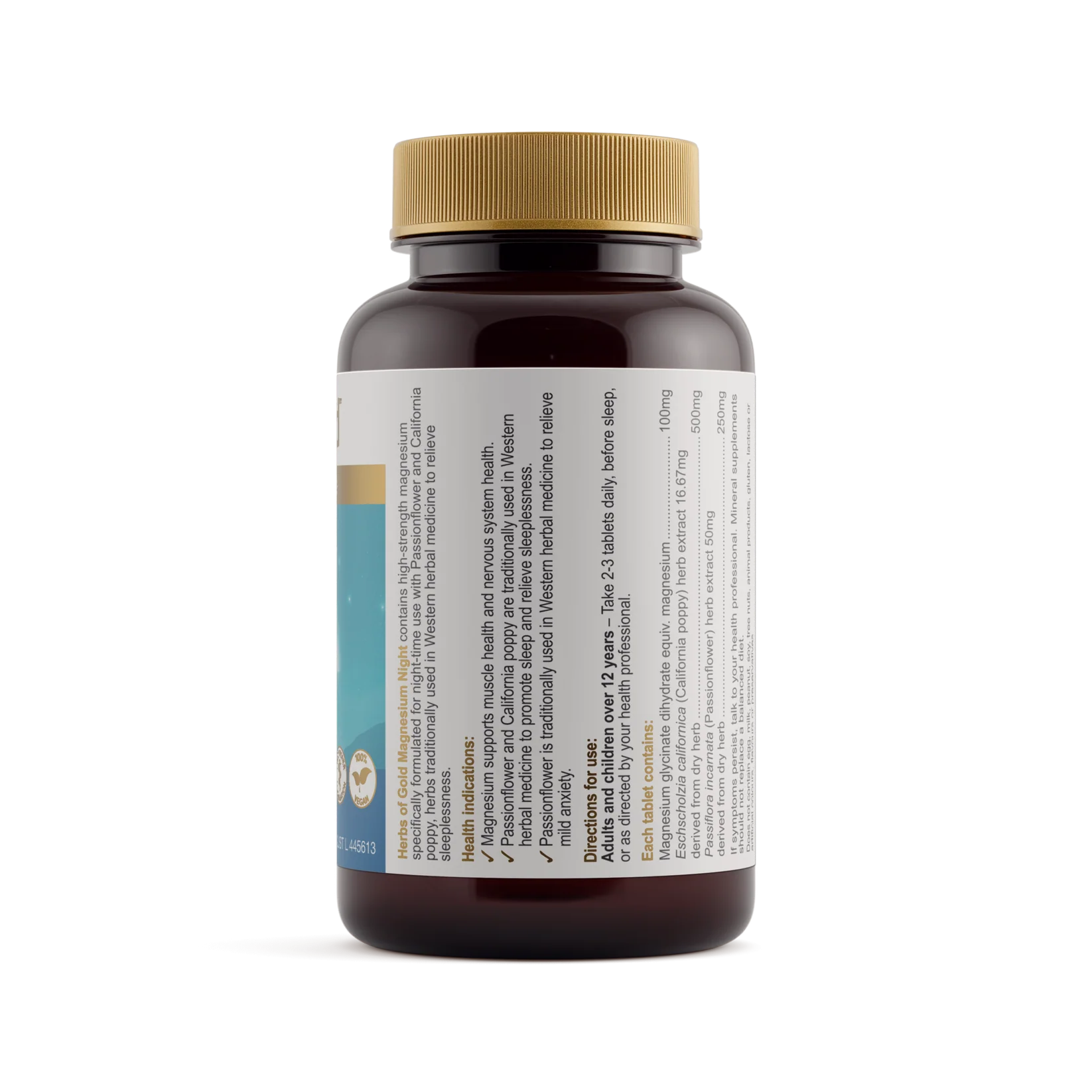 Herbs of Gold Magnesium Night Tablets