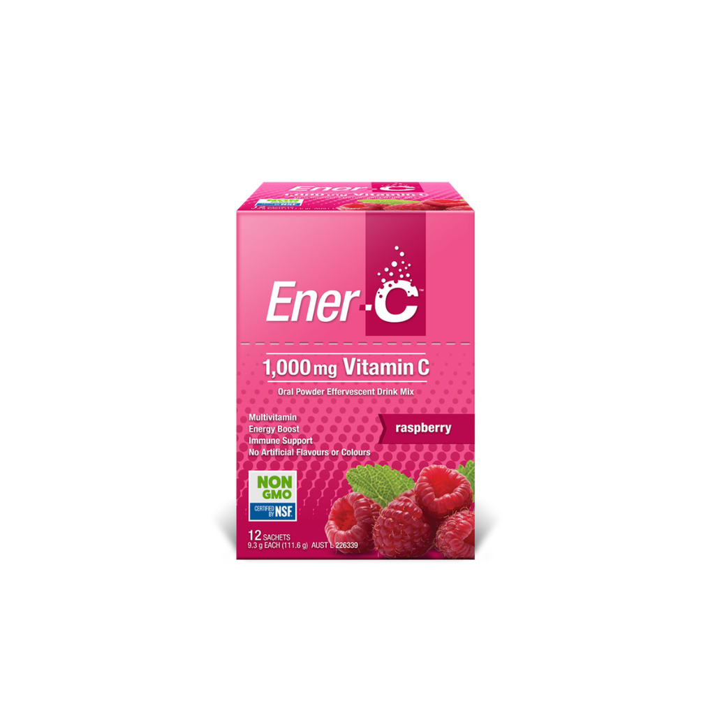 Ener-C Raspberry 12 Sachets – Multivitamin Drink Mix