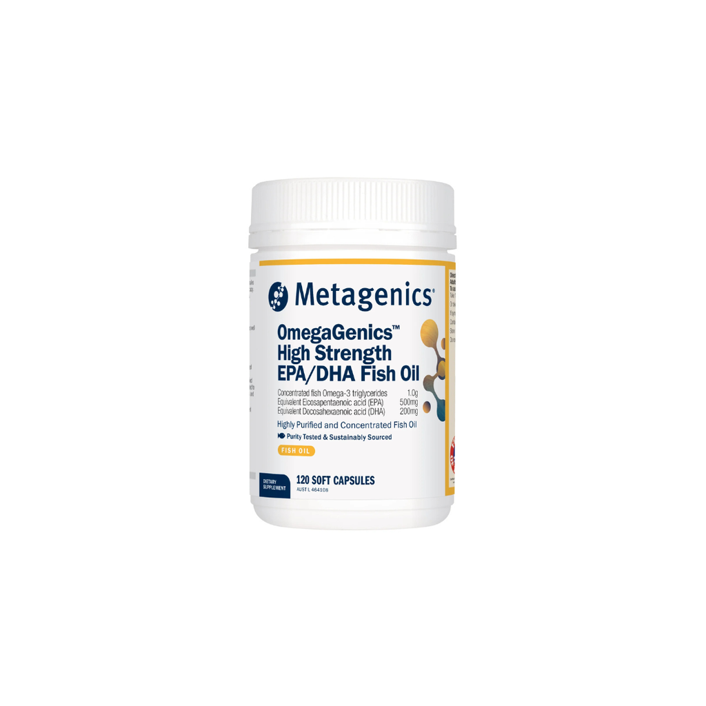 OmegaGenics High Strength EPA/DHA Fish Oil 120c