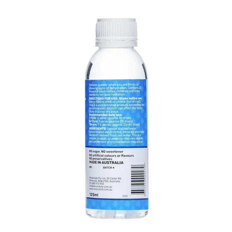 Mineralyte Hydrate + (Concentrate) 125 mL