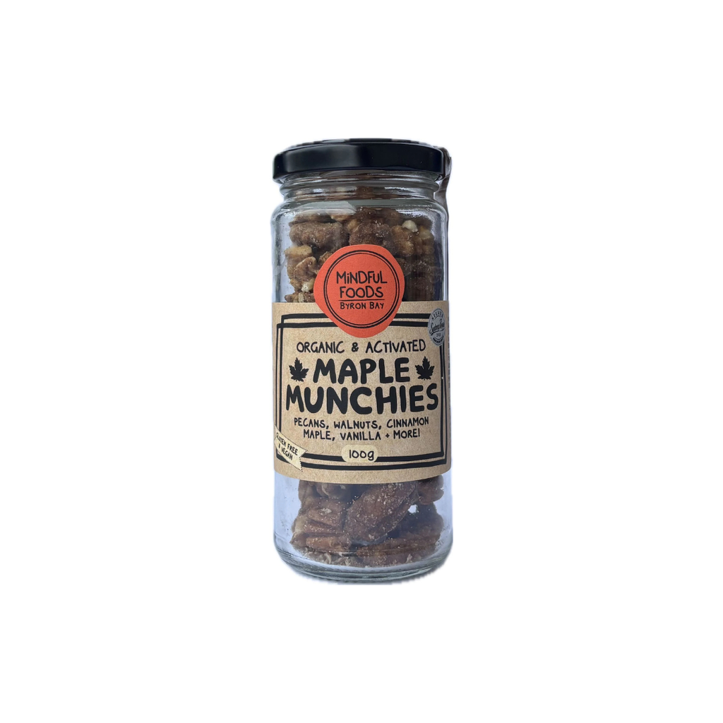 Mindful Foods Munchies Maple - Organic & Activated SML (100g)
